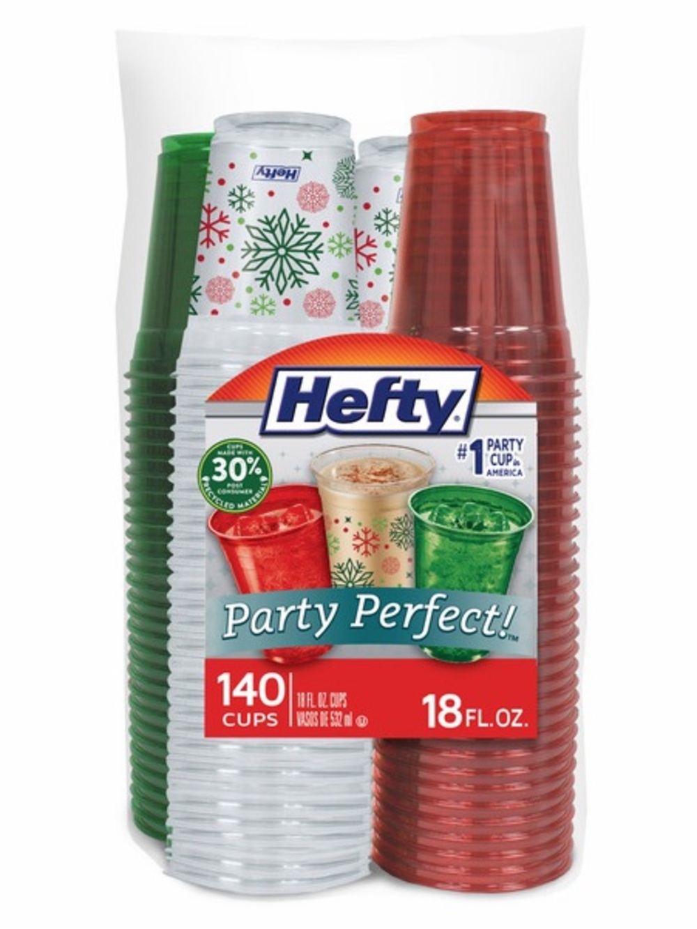 Holiday Party Cups 113 Count